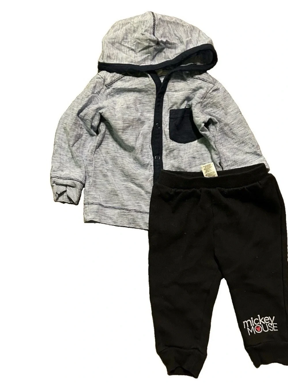 Baby Boy Fall Winter Vest Bodysuits Pants Size 6-9 Months
